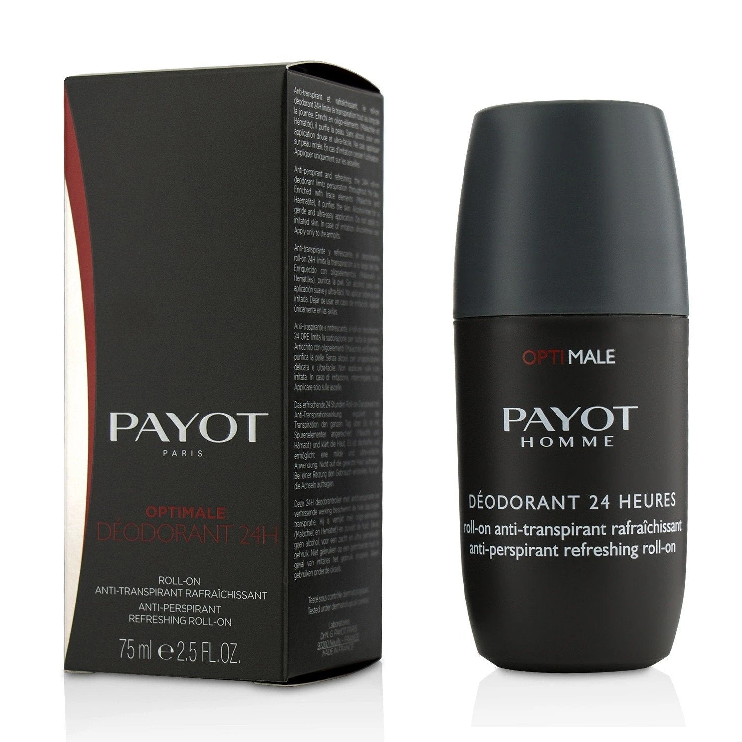 Payot Optimale Homme 24 Hour Roll On Deodorant 75ml/2.5oz 3 Payot Optimale Homme 24 Hour Roll On Deodorant 75ml/2.5oz