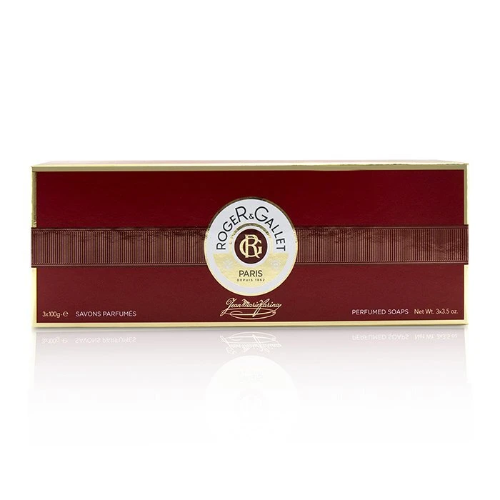 Roger & Gallet Jean Marie Farina Perfumed Soap Coffret 3x100g/3.5oz 4 Roger & Gallet Jean Marie Farina Perfumed Soap Coffret 3x100g/3.5oz - Image 2