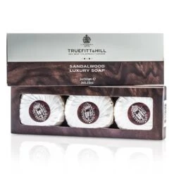 Truefitt & Hill Sandalwood Luxury Soap (Triple) 3x150g/5.25oz