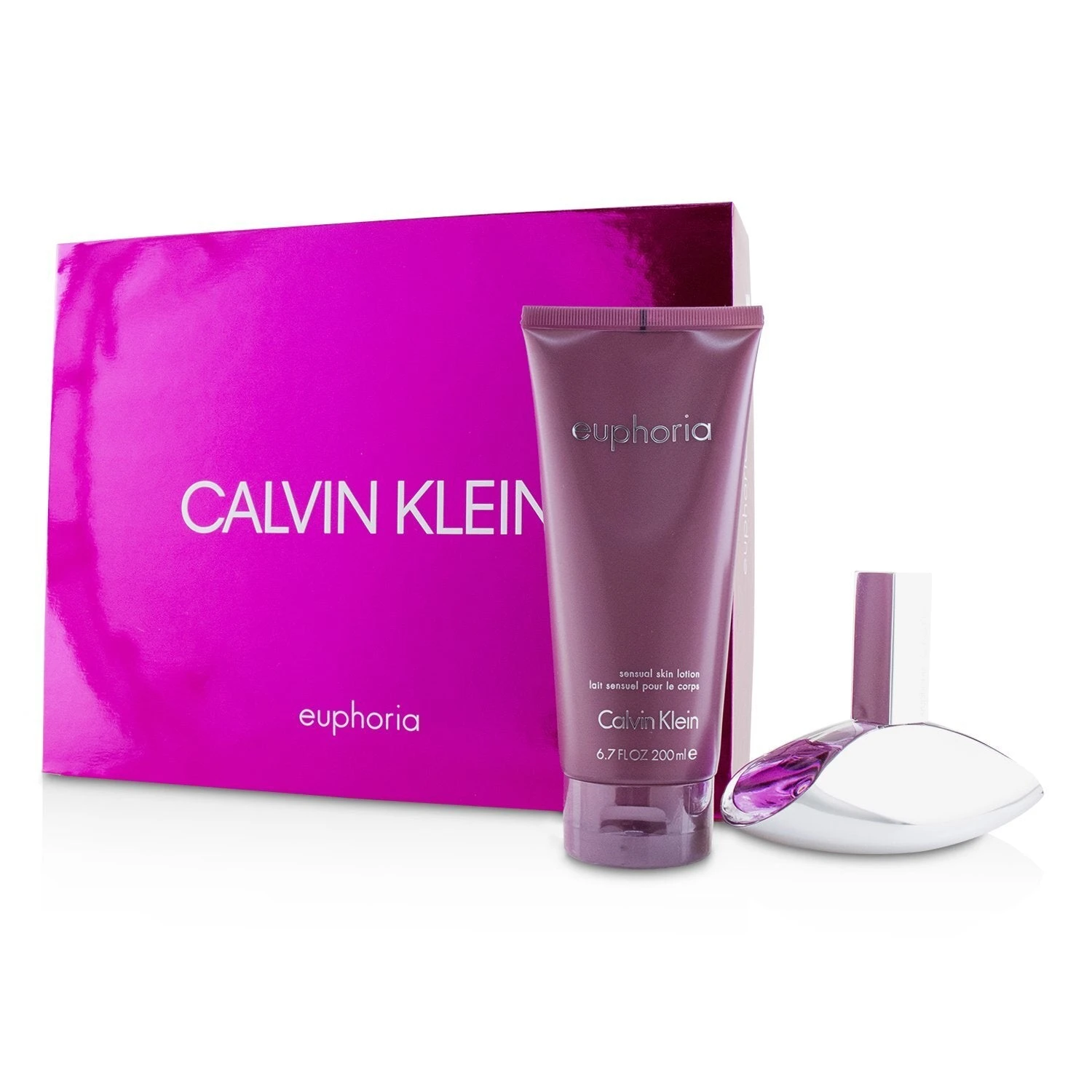 Calvin Klein Euphoria Coffret: Eau De Parfum Spray 50ml/1.7oz + Sensual Skin Lotion 200ml/6.7oz 2pcs 3 Calvin Klein Euphoria Coffret: Eau De Parfum Spray 50ml/1.7oz + Sensual Skin Lotion 200ml/6.7oz 2pcs