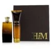 Hanae Mori Him Coffret: Eau De Toilette Spray 100ml/3.4oz + After Shave Balm 150ml/5oz 2pcs -Demet Perfume Shop 23214420814