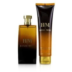 Hanae Mori Him Coffret: Eau De Toilette Spray 100ml/3.4oz + After Shave Balm 150ml/5oz 2pcs -Demet Perfume Shop 23214420814 2