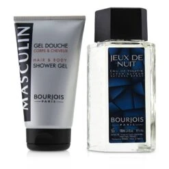 Bourjois Masculin Coffret: Jeux De Nuit Eau De Toilette Spray 100ml/3.3oz + Hair & Body Shower Gel 150ml/5oz 2pcs