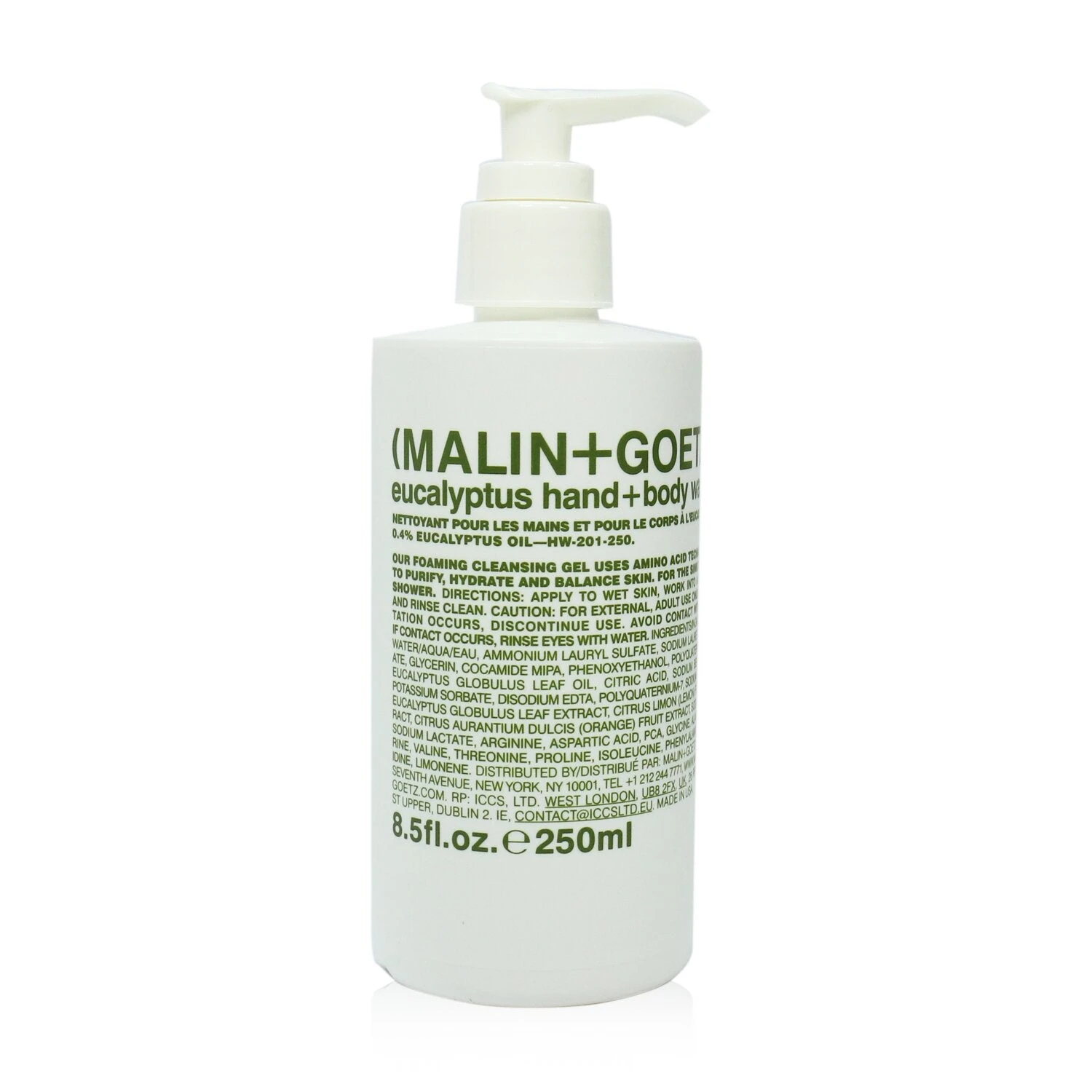 MALIN+GOETZ Eucalyptus Hand+Body Wash 250ml/8.5oz 3 MALIN+GOETZ Eucalyptus Hand+Body Wash 250ml/8.5oz