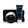 Bvlgari Aqva Pour Homme Coffret: Eau De Toilette Spray 100ml/3.4oz + After Shave Balm 100ml/3.4oz + Pouch 2pcs+Pouch -Demet Perfume Shop 25515535014