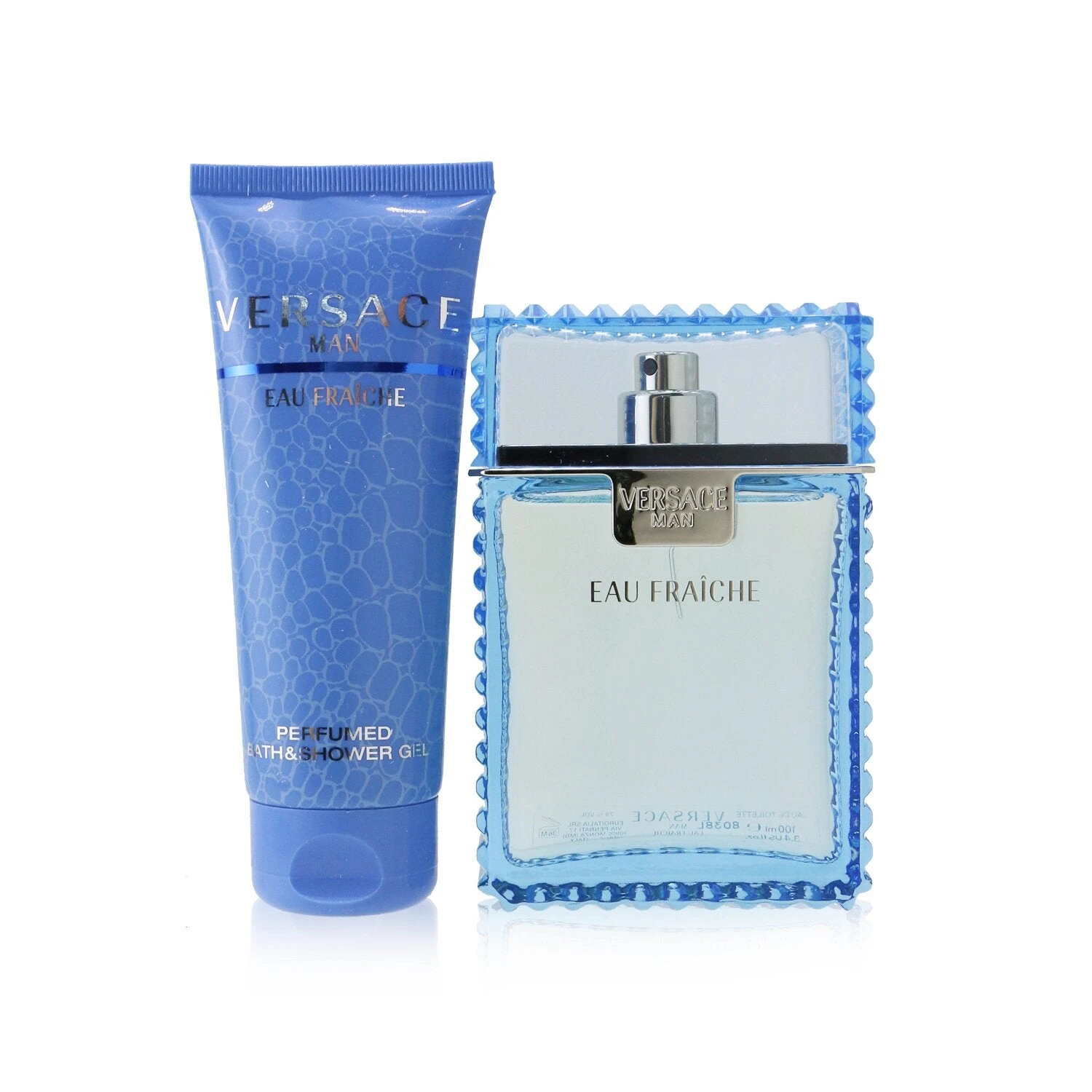 Versace Eau Fraiche Coffret: Eau De Toilette Spray 100ml/3.4oz + Perfumed Bath & Shower Gel 100ml/3.4oz 2pcs 3 Versace Eau Fraiche Coffret: Eau De Toilette Spray 100ml/3.4oz + Perfumed Bath & Shower Gel 100ml/3.4oz 2pcs