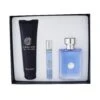 Versace Versace Pour Homme Coffret: Eau De Toilette Spray 100ml/3.4oz + Eau De Toilette Spray 10ml/0.3oz + Hair & Body Shampoo 150ml/5oz 3pcs -Demet Perfume Shop 25518286614