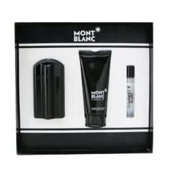 Montblanc Emblem Coffret: Eau De Toilette Spray 100ml/3.3oz + After Shave Balm 100ml/3.3oz + Eau De Toilette Spray 7.5ml/0.25oz 3pcs
