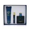 Versace Eros Coffret: Eau De Toilette Spray 100ml/3.4oz + Eau De Toilette Spray 10ml/0.3oz + Shower Gel 150ml/5oz 3pcs -Demet Perfume Shop 25531686614