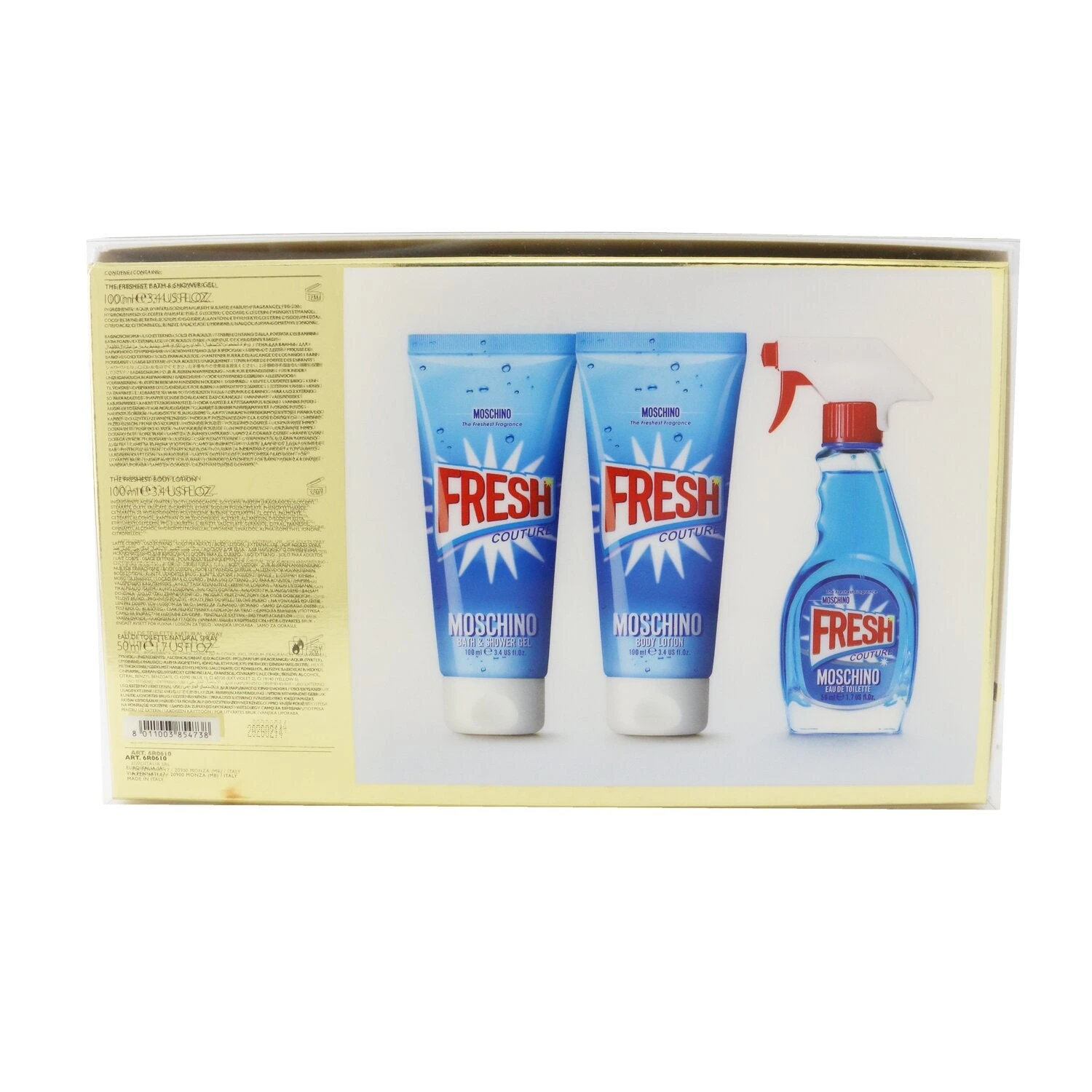 Moschino Fresh Couture Coffret: Eau De Toilette Spray 50ml/1.7oz + Body Lotion 100ml/3.4oz + Bath & Shower 100ml/3.4oz 3pcs 5 Moschino Fresh Couture Coffret: Eau De Toilette Spray 50ml/1.7oz + Body Lotion 100ml/3.4oz + Bath & Shower 100ml/3.4oz 3pcs - Image 3