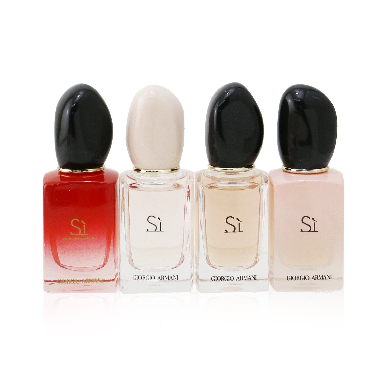 Giorgio Armani Si Miniature Collection: Si Edt 7ml + Si Edp 7ml + Si Fiori EDP 7ml + Si Passione EDP 7ml 4pcs 3 Giorgio Armani Si Miniature Collection: Si Edt 7ml + Si Edp 7ml + Si Fiori EDP 7ml + Si Passione EDP 7ml 4pcs