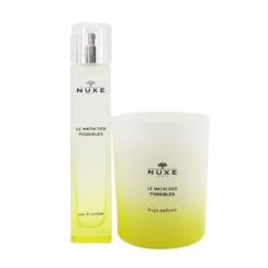 Nuxe Le Matin Des Possibles Coffret: Eau De Parfum Spray 50ml/1.6oz + Scented Candle 140g/4.9oz 2pcs