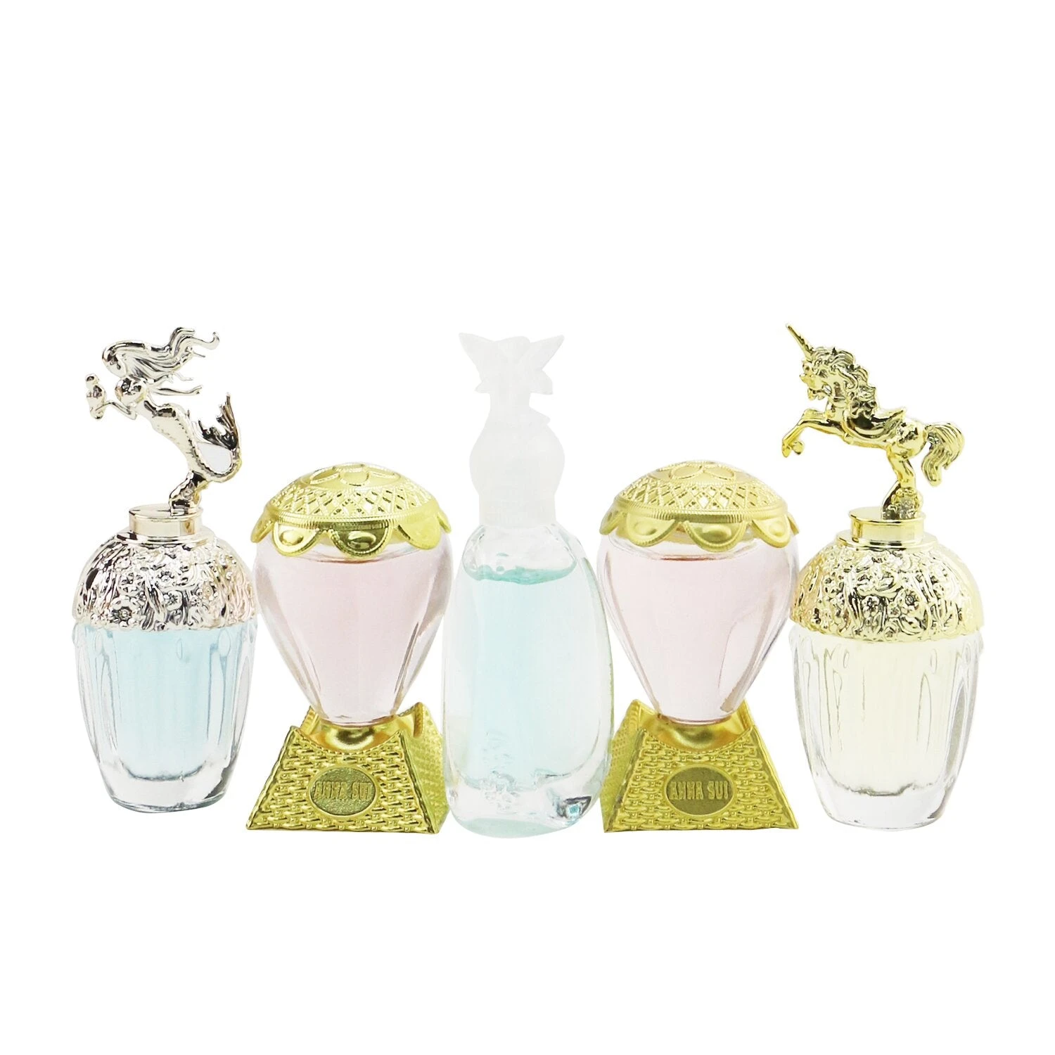 Anna Sui Miniature Coffret: Fantasia EDT 5ml + Fantasia Mermaid EDT 5ml + Sceret Wish EDT 5ml + 2x Sky EDT 5ml + Pouch 5pcs+Pouch 4 Anna Sui Miniature Coffret: Fantasia EDT 5ml + Fantasia Mermaid EDT 5ml + Sceret Wish EDT 5ml + 2x Sky EDT 5ml + Pouch 5pcs+Pouch - Image 2