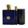 Versace Dylan Blue Coffret: Eau De Toilette Spray 100ml/3.4oz +Eau De Toilette Spray 10ml/0.3oz + Deo Stick 75g/2.5oz 3pcs -Demet Perfume Shop 26910586614