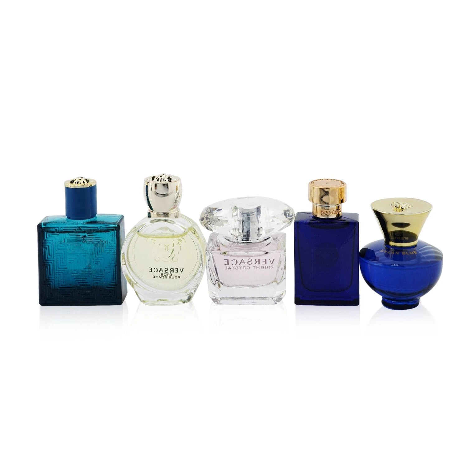 Versace Miniature Coffret: Eros PH EDT, Eros PF EDT, Bright Crystal EDT + Dylan Blue PH EDT + Dylan Blue PF EDP 5x5ml/0.17oz 5 Versace Miniature Coffret: Eros PH EDT, Eros PF EDT, Bright Crystal EDT + Dylan Blue PH EDT + Dylan Blue PF EDP 5x5ml/0.17oz - Image 3