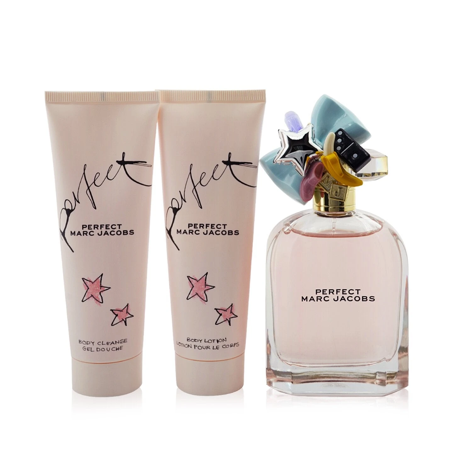 Marc Jacobs Perfect Coffret: Eau De Parfum Spray 100ml/3.3oz + Body Lotion 75ml/2.5oz + Shower Gel 75ml/2.5oz 3pcs 3 Marc Jacobs Perfect Coffret: Eau De Parfum Spray 100ml/3.3oz + Body Lotion 75ml/2.5oz + Shower Gel 75ml/2.5oz 3pcs