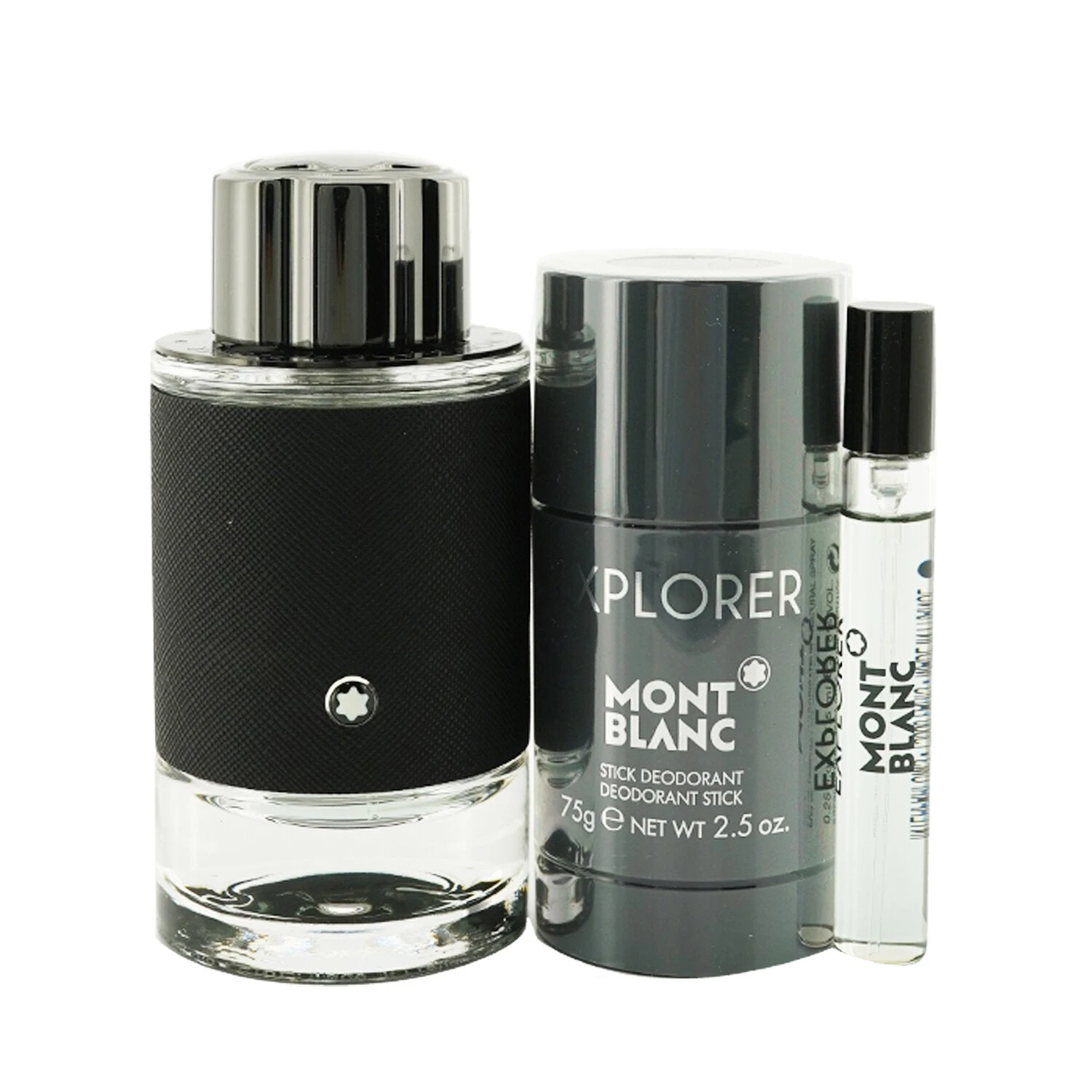 Montblanc Explorer Coffret: Eau De Parfum Spray 100ml + Eau De Parfum Spray 7.5ml + Deodorant Stick 75g 3pcs 3 Montblanc Explorer Coffret: Eau De Parfum Spray 100ml + Eau De Parfum Spray 7.5ml + Deodorant Stick 75g 3pcs