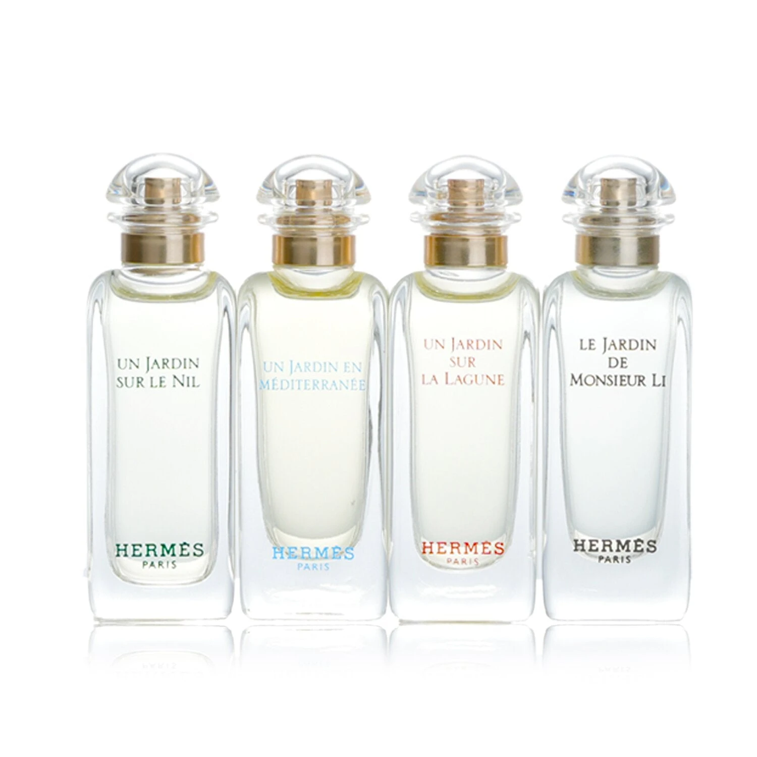 Hermès Hermes Miniature Coffret: La Lagune, Le Jardin De Monsieur Li, Un Jardin Sur Le Nil, Un Jardin En Mediterranee 4x7.5ml/0.25oz 3 Hermès Hermes Miniature Coffret: La Lagune, Le Jardin De Monsieur Li, Un Jardin Sur Le Nil, Un Jardin En Mediterranee 4x7.5ml/0.25oz
