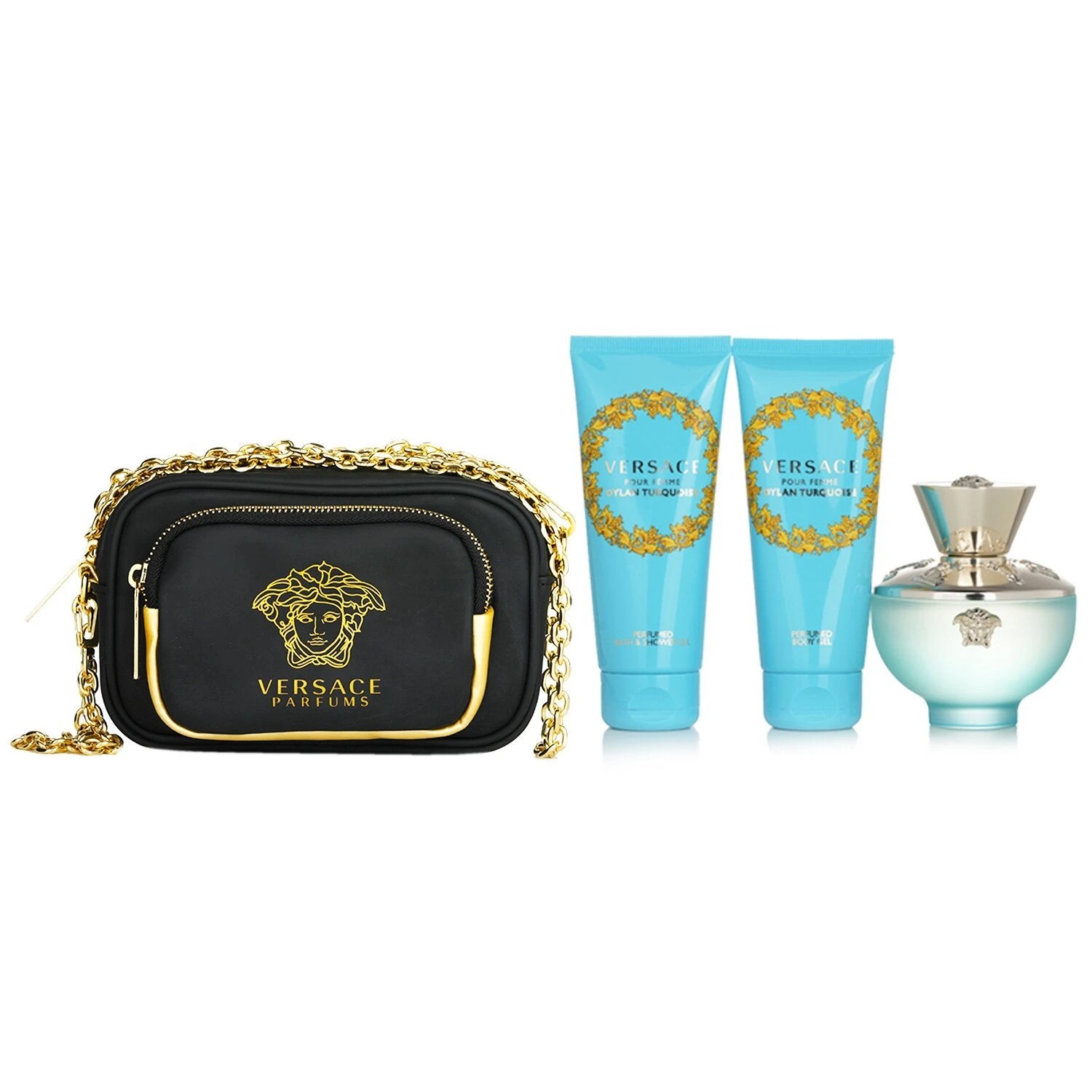 Versace Dylan Turquoise Coffret: 3pcs+1Bag 4 Versace Dylan Turquoise Coffret: 3pcs+1Bag - Image 2