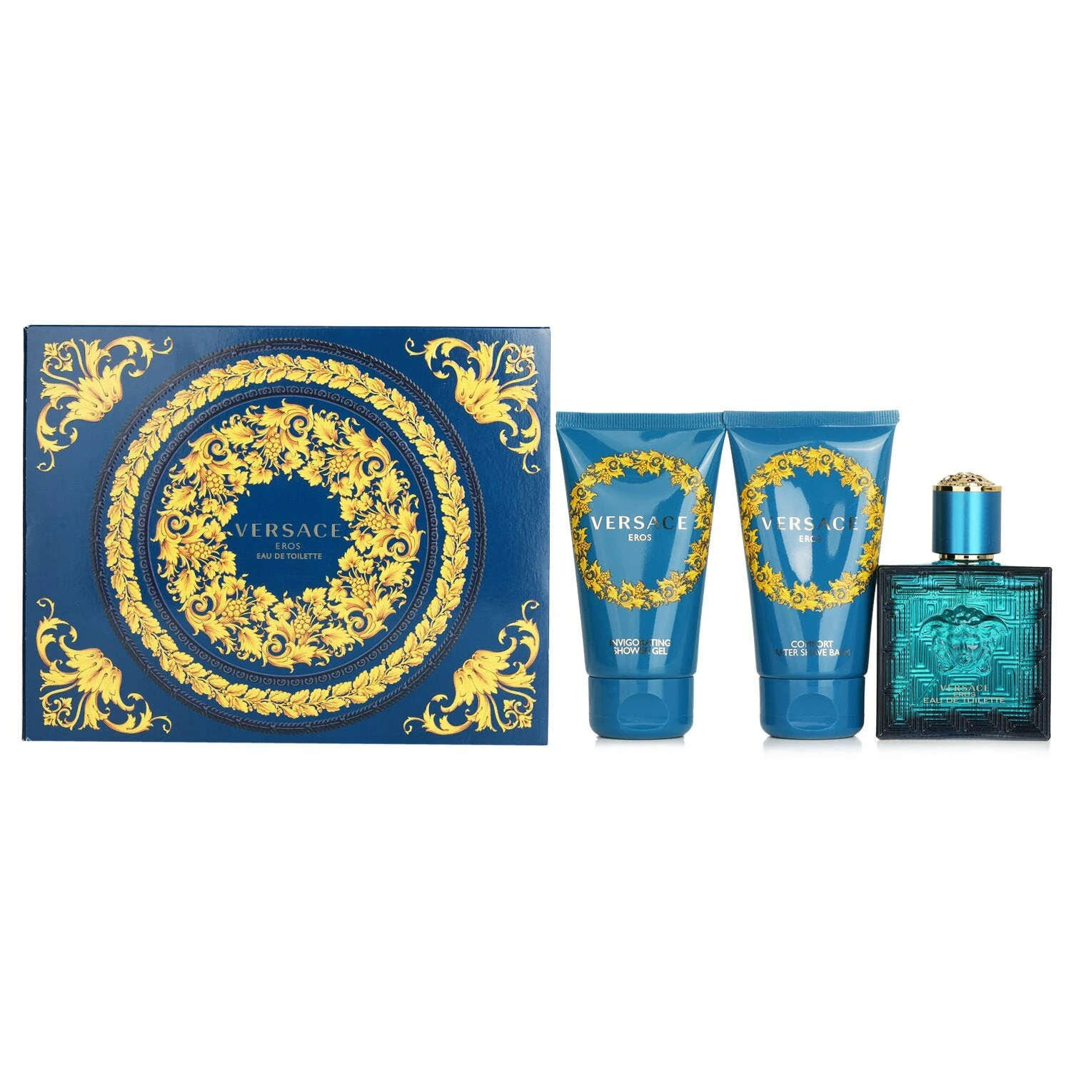 Versace Eros Coffret: 3pcs 3 Versace Eros Coffret: 3pcs