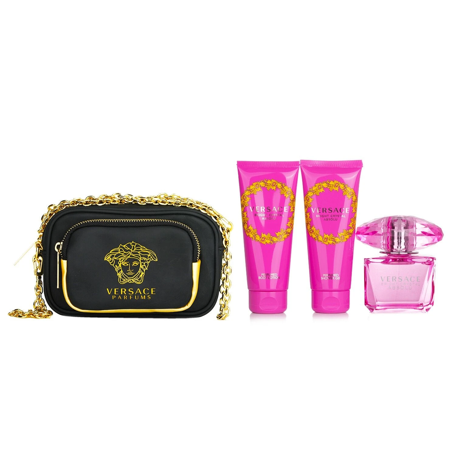Versace Bright Crystal Absolu Coffret: 3pcs+1Bag 4 Versace Bright Crystal Absolu Coffret: 3pcs+1Bag - Image 2