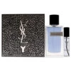 Yves Saint Laurent Y By Yves Saint Laurent For Men - 2 Pc Gift Set 3.3oz EDT Spray, 0.33oz EDT Rollerball -Demet Perfume Shop I0084117larger