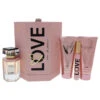 Victoria's Secret Love By Victorias Secret For Women - 4 Pc Gift Set 1.7oz EDP Spray, 7ml EDP Rollerball, 3.4oz Fragrance Lotion, 3.4oz Fragrance Wash Gel -Demet Perfume Shop I0093599larger