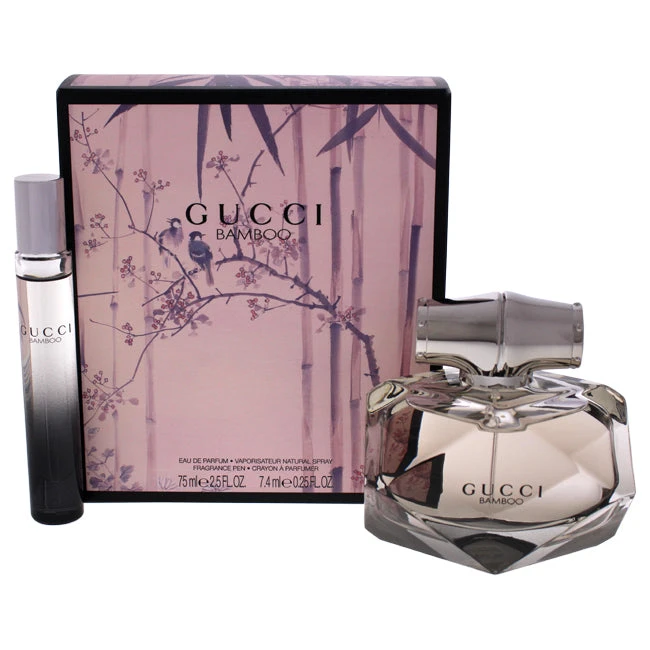 Gucci Gucci Bamboo By Gucci For Women - 2 Pc Gift Set 2.5oz EDP Spray, 0.25oz EDP Rollerball 3 Gucci Gucci Bamboo By Gucci For Women - 2 Pc Gift Set 2.5oz EDP Spray, 0.25oz EDP Rollerball
