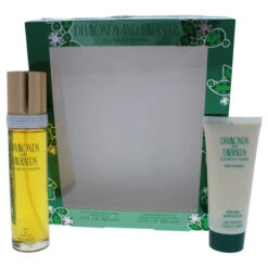 Elizabeth Taylor Diamonds And Emeralds By Elizabeth Taylor For Women - 2 Pc Gift Set 3.4 Oz EDT Spray And 3.4 Oz Body Lotion
