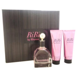 Rihanna RiRi By Rihanna For Women - 3 Pc Gift Set 3.4oz EDP Spray, 3oz Body Lotion, 3oz Bath & Shower Gel