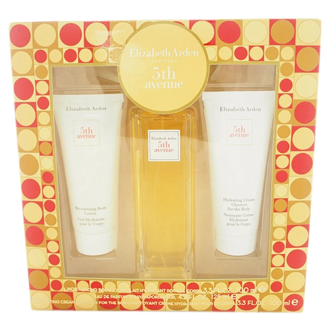 Elizabeth Arden 5th Avenue By Elizabeth Arden For Women - 3 Pc Gift Set 4.2oz EDP Spray, 3.3oz Moisturizing Body Lotion, 3.3oz Hydrating Cream Cleanser For The Body 3 Elizabeth Arden 5th Avenue By Elizabeth Arden For Women - 3 Pc Gift Set 4.2oz EDP Spray, 3.3oz Moisturizing Body Lotion, 3.3oz Hydrating Cream Cleanser For The Body